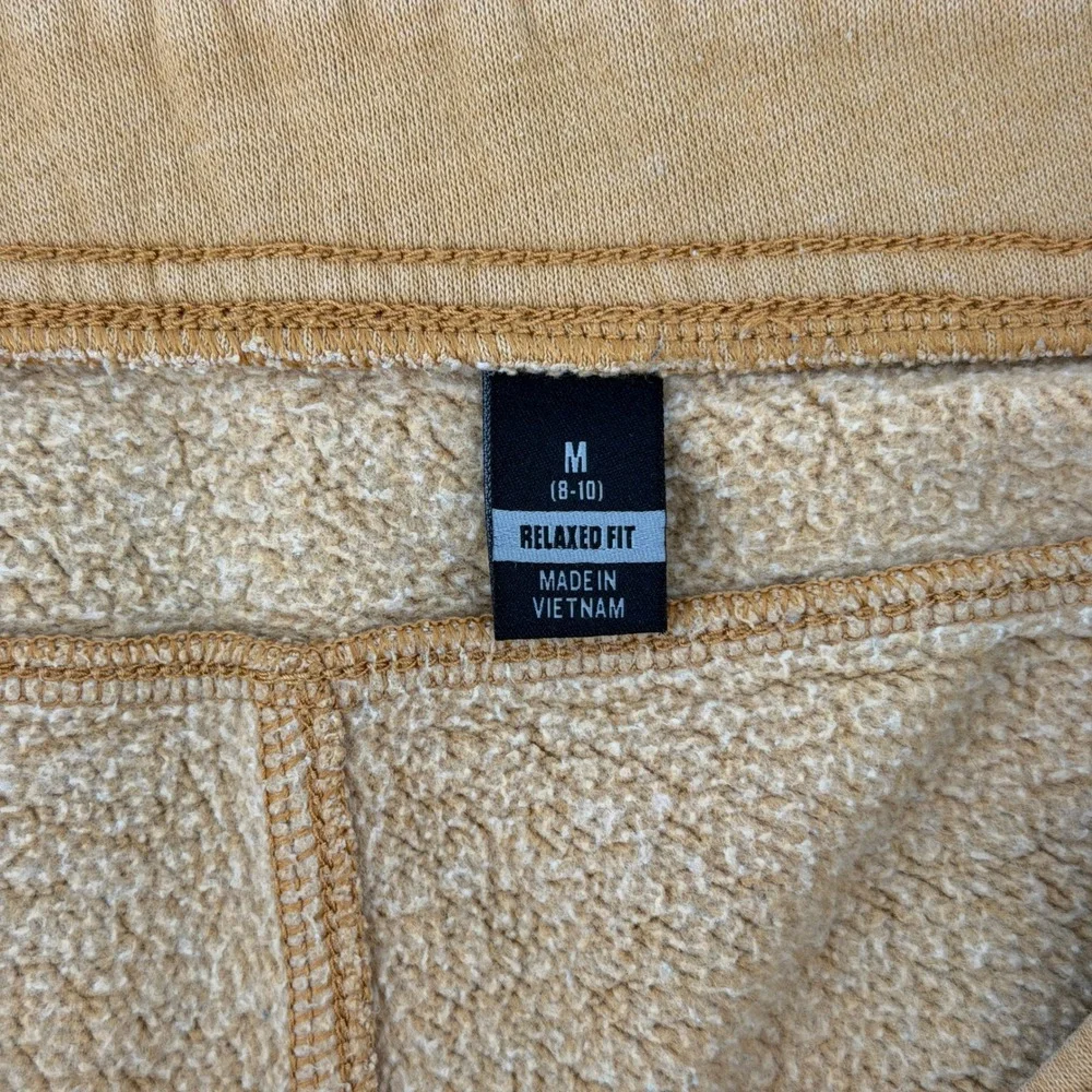 Carhartt Sweatpants Mens Medium Brown Relaxed Fit Fleece Joggers Zipper Pocket